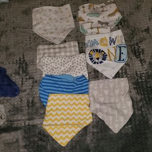 Assorted Baby Bandana Bibs Set